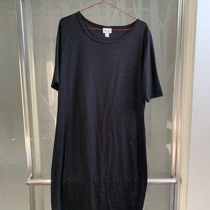 Solid black Julia dress